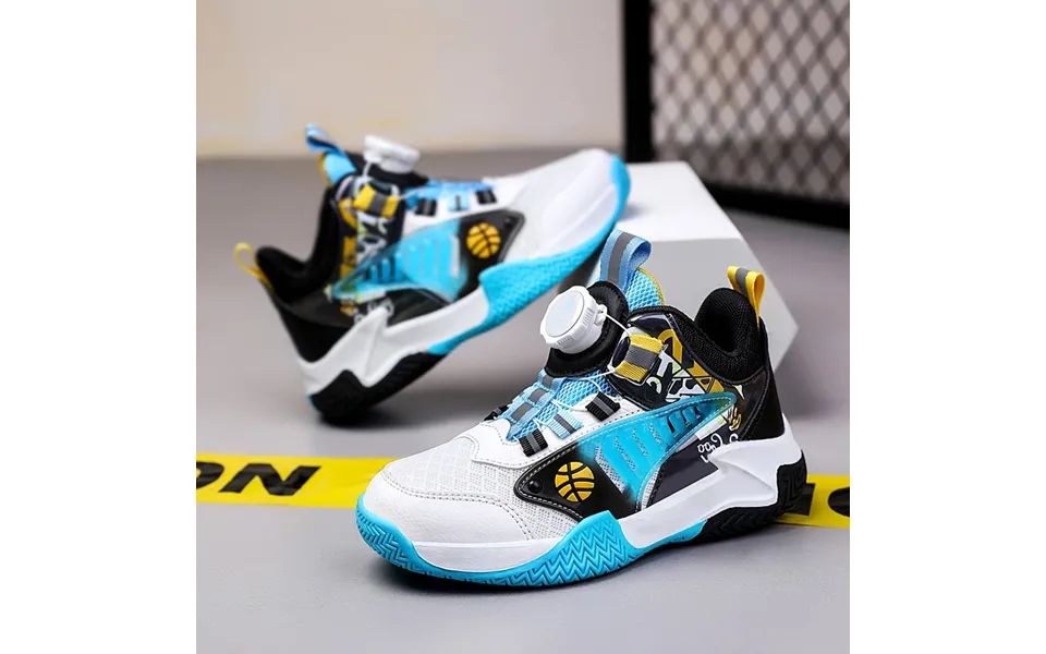 Autumn New Mesh Rotating Buckle Sports And Casual Basketball Shoes