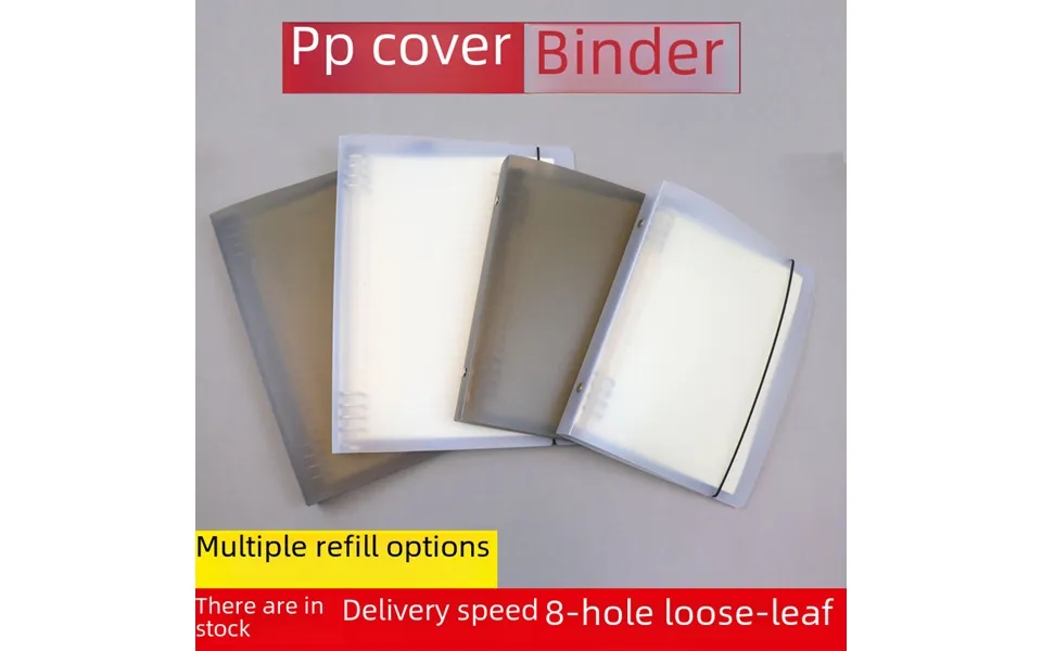 B5 Loose-leaf Notebook Shell A5 Inner-page Notebook In Stock Wholesale 8-hole Non-slip Hand Detachable Loose-leaf Folder