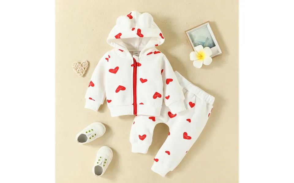 Babies' Clothes Baby David Clothing Suit Baby Hooded Outerwear Jacket Trousers Love Strawberry Casual Thick Clothing