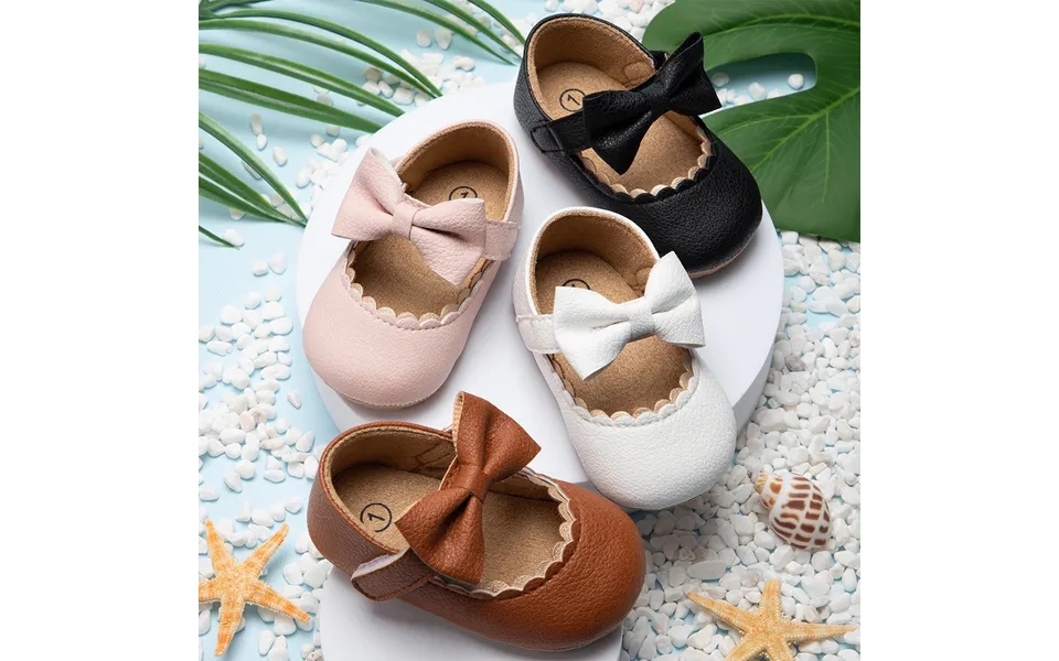 Baby Shoes Bow Princess Shoes Rubber Soled Non-slip Baby Shoes Toddler Shoes Children's Shoes
