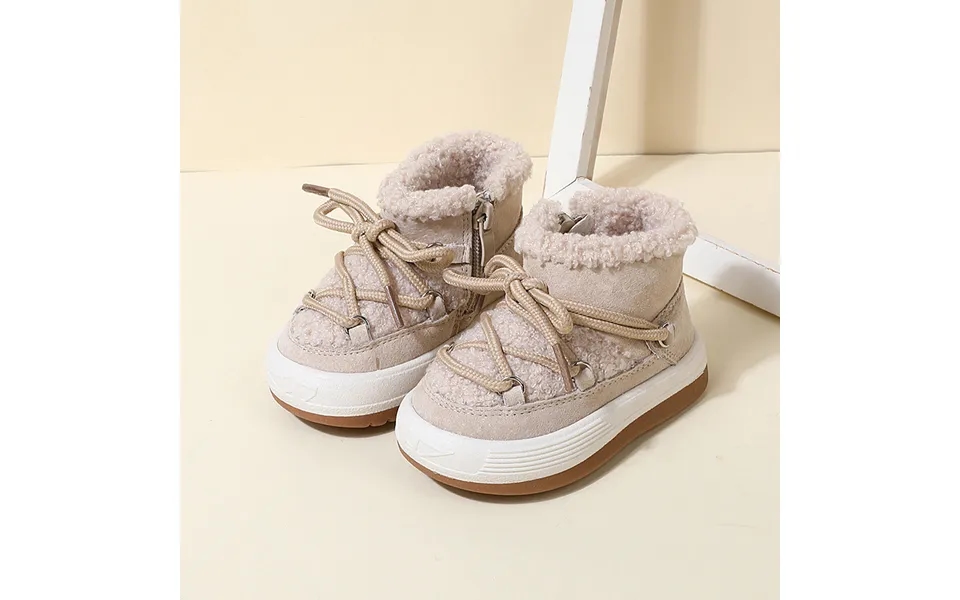 Baby's Shoes Baby Snow Boots Winter New High Top Cotton Shoes For Boys With Velvet