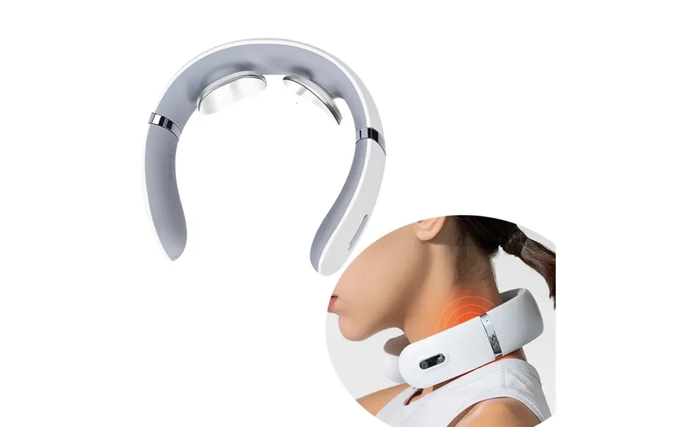 Back Massager Electric Back Smart Neck Massager Shoulder Body Massager Low Frequency Heating Therapy Pulse Pain Relief
