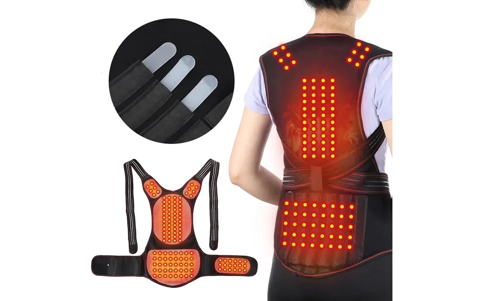 Back Massager Tourmaline Self-heating Magnetic Therapy Waist Back Shoulder Posture Corrector Spine Lumbar Brace Back