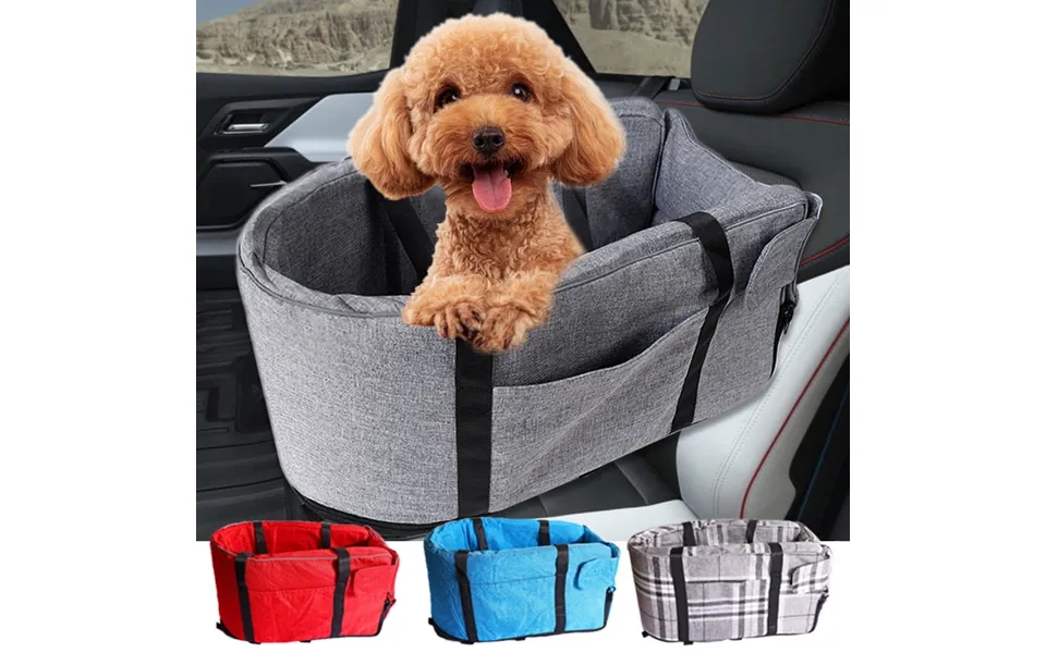 Bed Dual-use Portable Pet Seat Cushion For Car Center Console