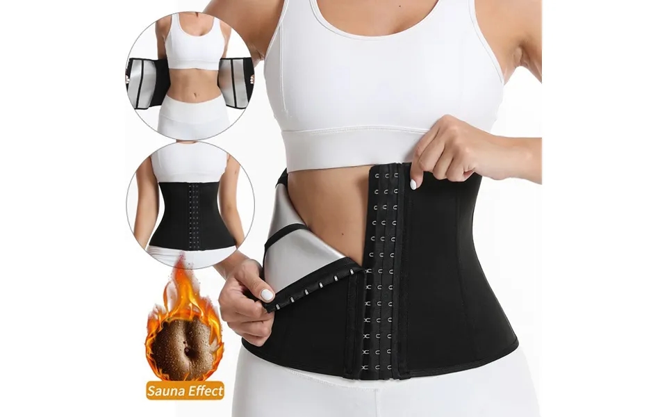 Belly Belt Beauty Body Sweat Lift Hip Belt Polyester Three-row Buckle Belly Belt