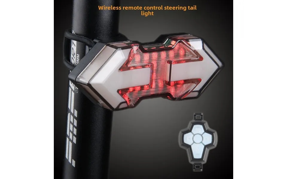 Bicycle Tail Light Warning Light Intelligent Remote Control Usb Charging Turn Signal Brake Night Riding Super Bright Rid