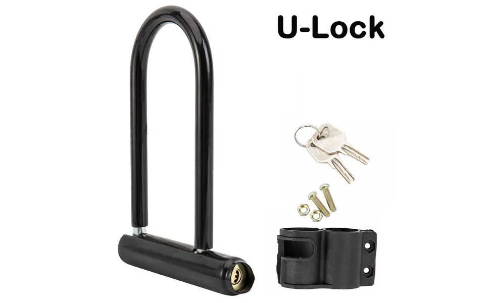 Bicycle U Lock Portables Mtb Road Bike Wheel Lock With Key Anti-theft Safety Motorcycle Scooter Cycling Bicycle Accessor