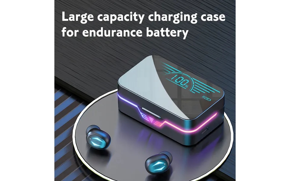 Bluetooth Headset Touch Control Zero Delay Wireless Headset With Microphone 1800mah Charging Box Headset