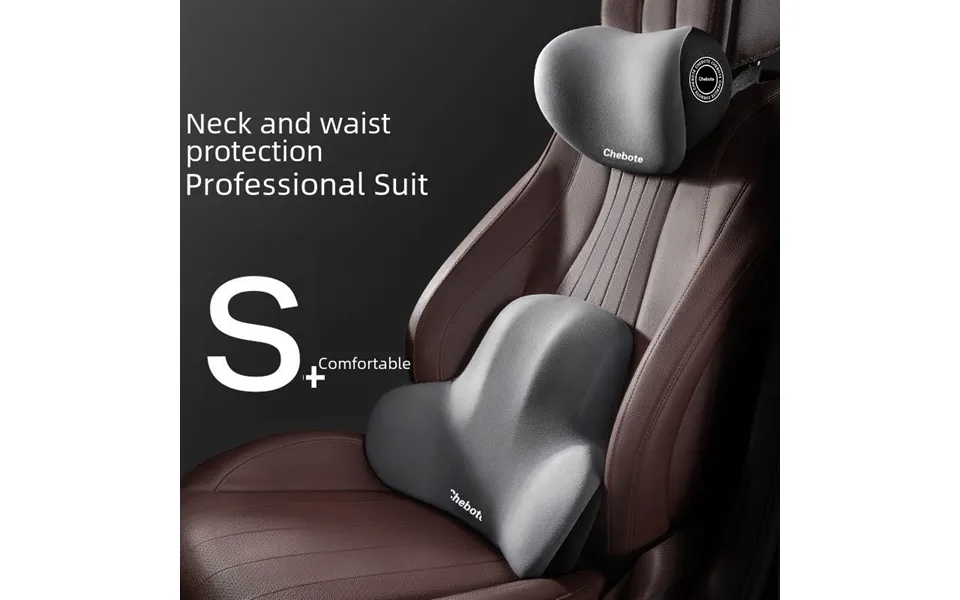 Car Headrest Neck Pillow Car Pillow Car Pillow Car Pillow Car Memory Foam Seat Waist Back Cushion Set Wholesale
