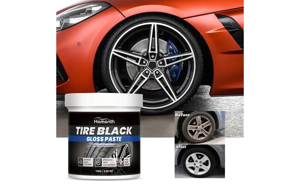 Car Tire Care Cream Tire Cleaning Wheels Decontamination Bright Brightening Durable Rust Remover