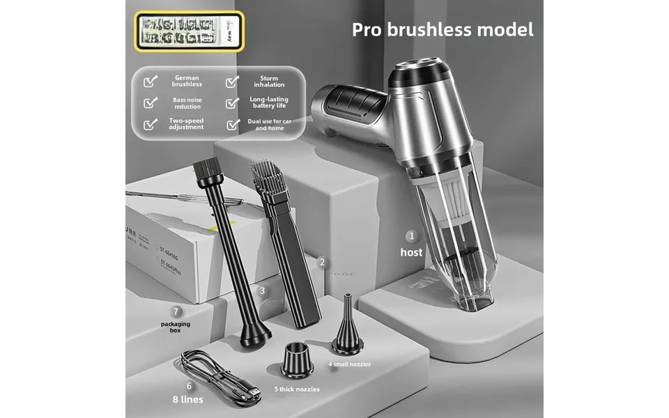 Car Wireless Vacuum Cleaner Multifunctional Handheld Large Suction Dust Removal High Power Private Car Vacuum Cleaner Br