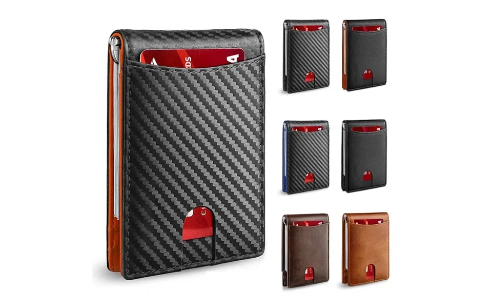 Card Holder Genuine Leather Card Holder Microfiber Card Holder Rfid Anti Theft Swipe