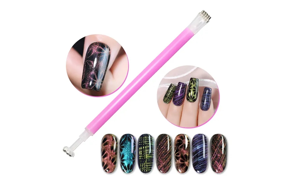 Cat Eyes Magnet Strong Effect Magetic Stick Board For 9d Cat Eyes 3d Line Strip Effect Multi-function Magnet Pen For Nai