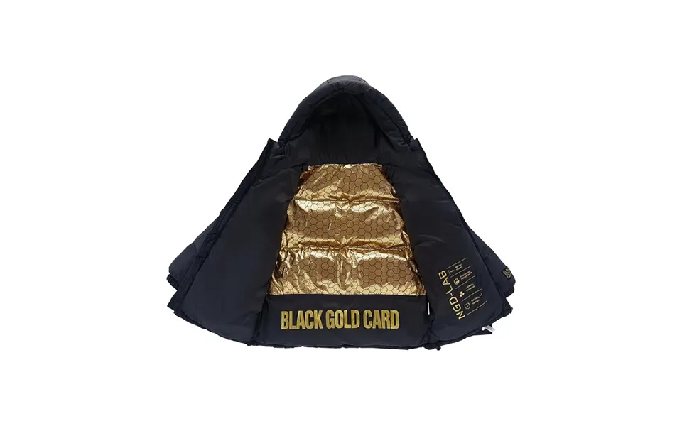 Children's Down Jacket Boys And Girls Thick Black Gold Down Jacket Bread Suit
