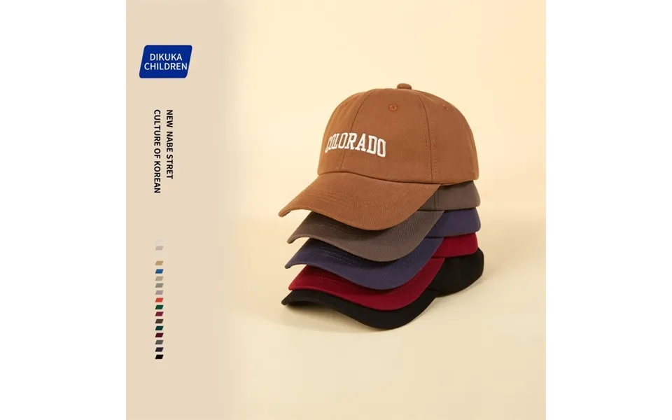 Children's Hat Spring And Autumn Fashion New Ins Boys And Girls Peaked Cap Big Boy Baby Baseball Cap