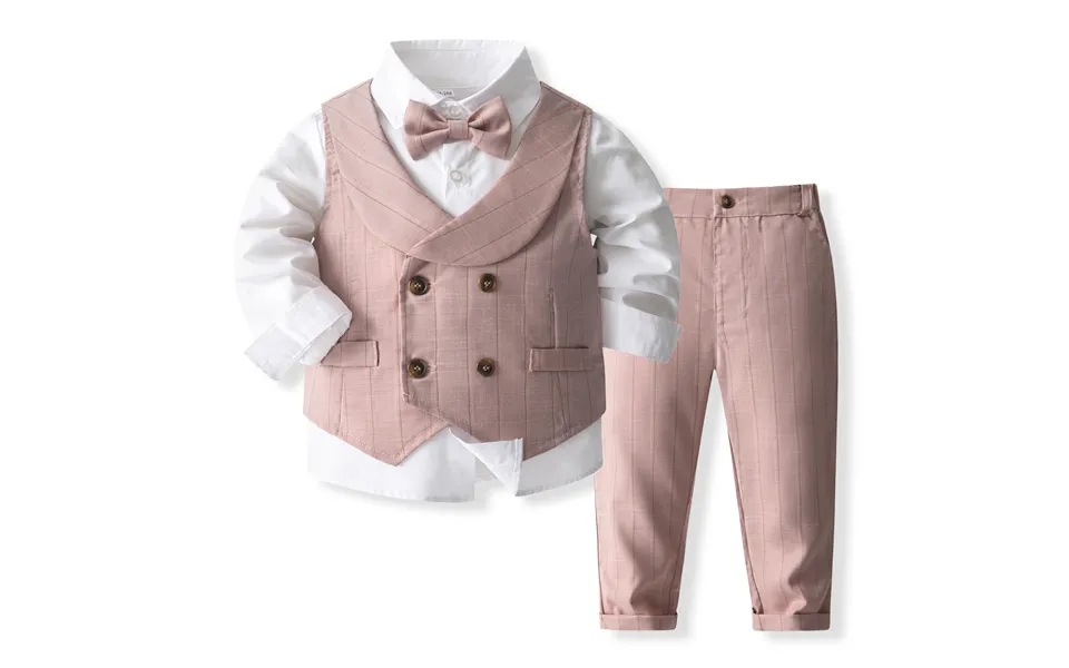 Children's Suit Dress Suit British Style Boy Wedding Host Vest Three-piece Set