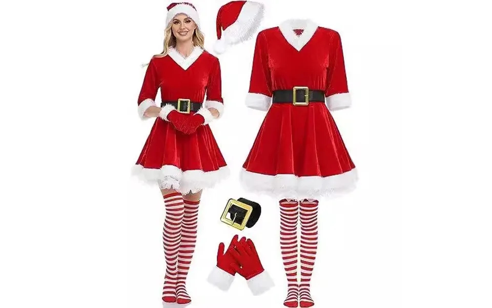 Christmas Adult Dress Christmas Dress Christmas Party Dress Christmas Dress Santa Claus Costume