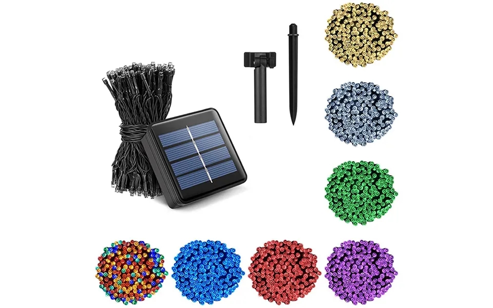 Christmas Lighting Festival Outdoor Waterproof Courtyard Christmas Copper Wire String Lights Decorative Lights Led Solar