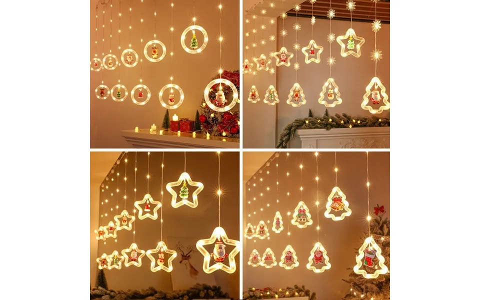 Christmas Wish Ball Curtain Lights - Led Fairy String Lights With Remote Control