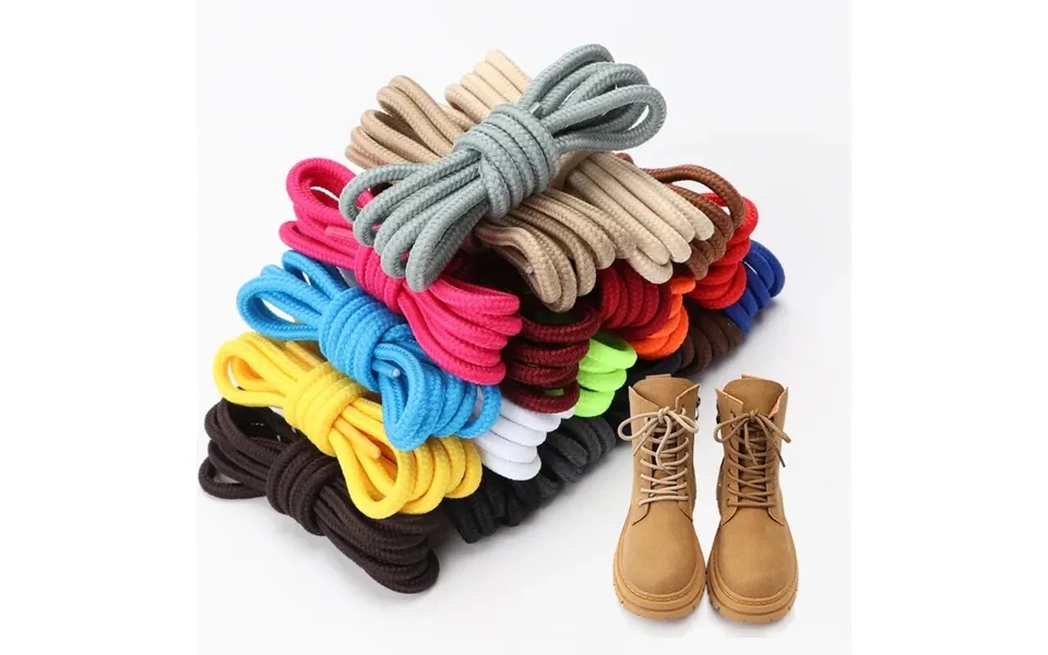 Classic Round Shoelaces Durable Polyester Sneakers Shoe Laces Solid Boots Laces For Shoes 70 90 120 150cm 1pair Free