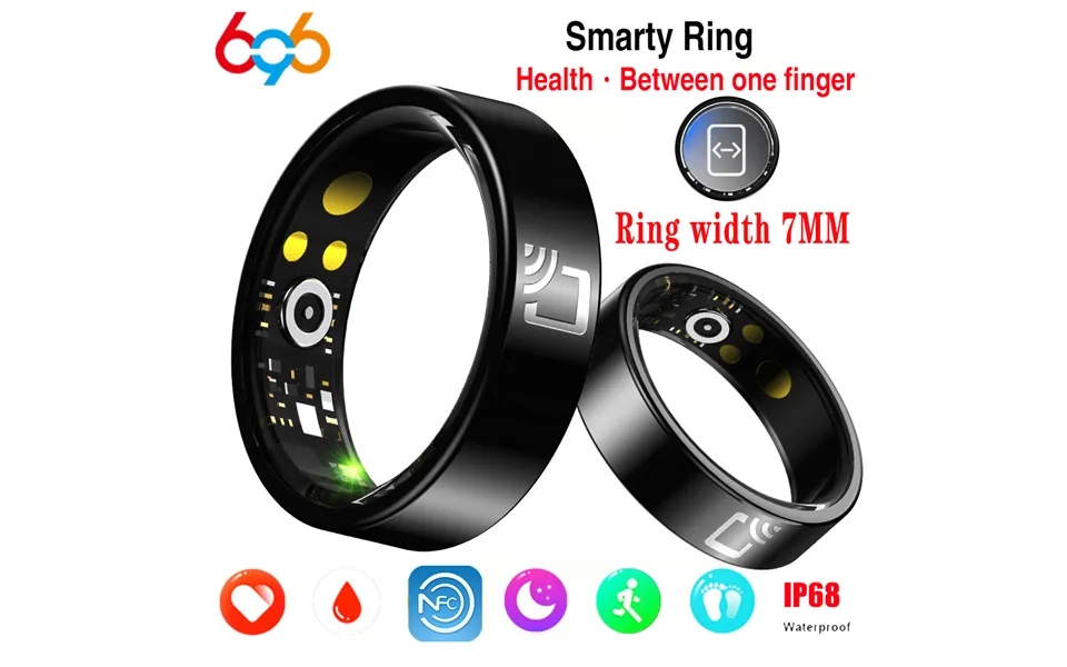 Consumer Electronics Smart Ring With Nfc Access Control Heart Rate Blood Oxygen Exercise Healthy Sleep Automatic Monitor