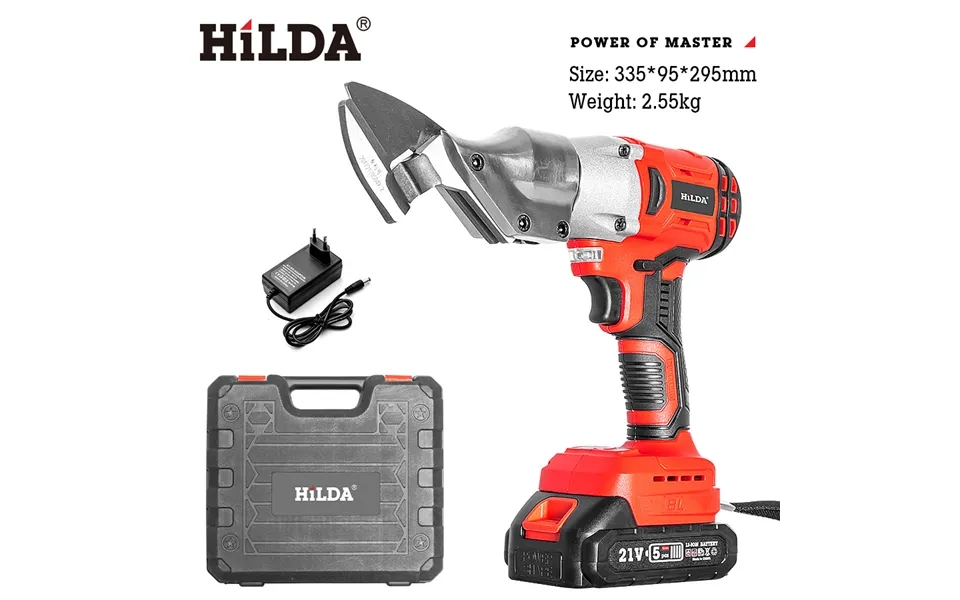 Cordless Lithium-ion Electric Metal Shears Heavy-duty Cutting Tool For Steel - Iron Sheets 21v Rechargeable