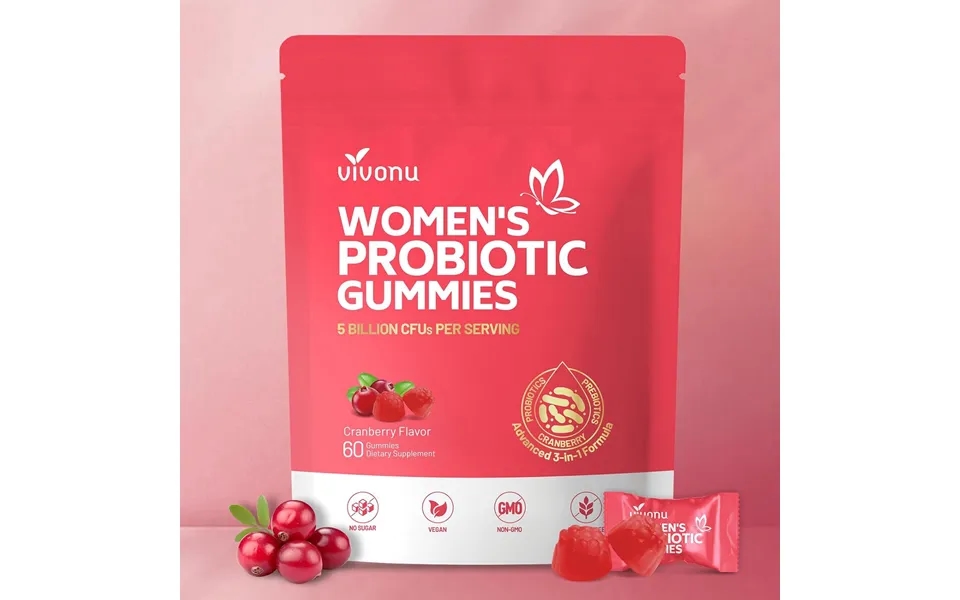 Cranberry Probiotic Gummies - 60 Count, Body Odor Target