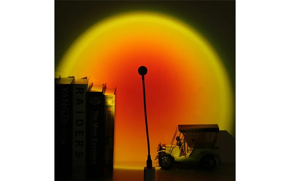 Creative Sunset Sunset Lamp Cross Border Dawn Breaking Rainbow Projection Sunset Lamp Afterglow Atmosphere Photography