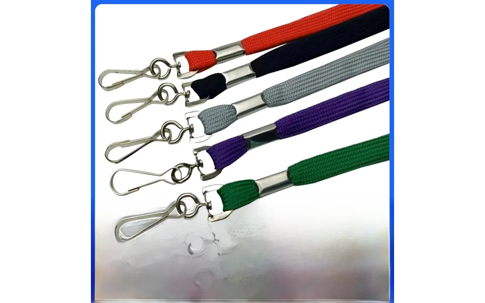 Cross-border 10mm Hollow Lanyard Rotating J-shaped Hook Clip Badge Mobile Phone Sling Camera Trendy Neck Lanyard