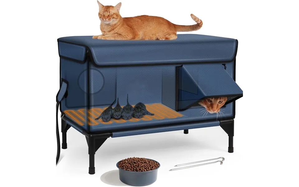 Cross-border Hot Sale Outdoor Heating Insulation Waterproof Foldable Cage Cat Birth House Pet Fence Tent