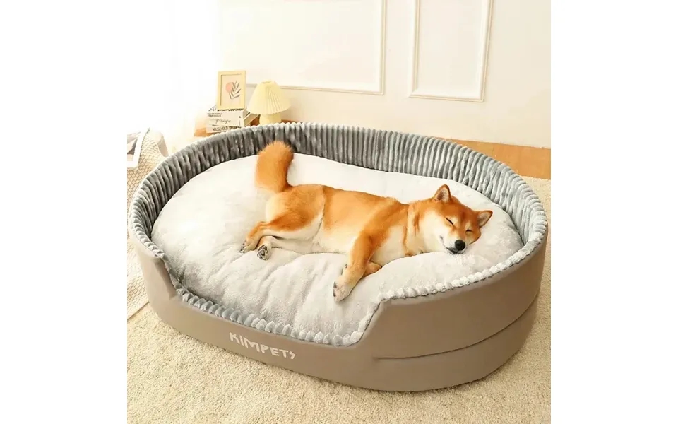 Designer Dog Kennel Beds Dogs Plush Pet Sofa Bed With Deep Sleep Cushion And Washable Mat For Small To Large Dogs - Four