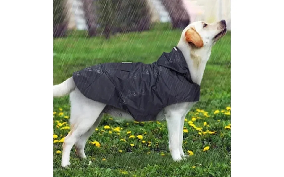 Dog Waterproof Clothing Small And Large Reflective Raincoats For Dogs - Hooded Jacket