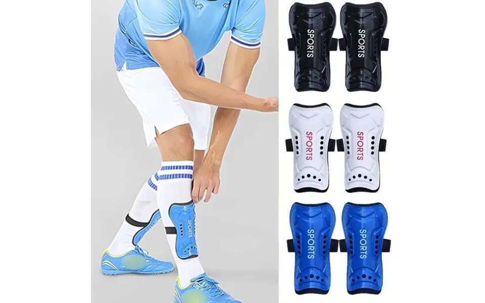 Double Strap Soccer Leg Pads For Adults And Children Professional Game Training Leg Pads Sports Thickened Calf Fixing Se