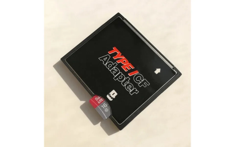 Dual Port Micro-sd Sdhc Sdxc Tf To Compact Flash Cf Reader Adapter - Support Micro-sd Card