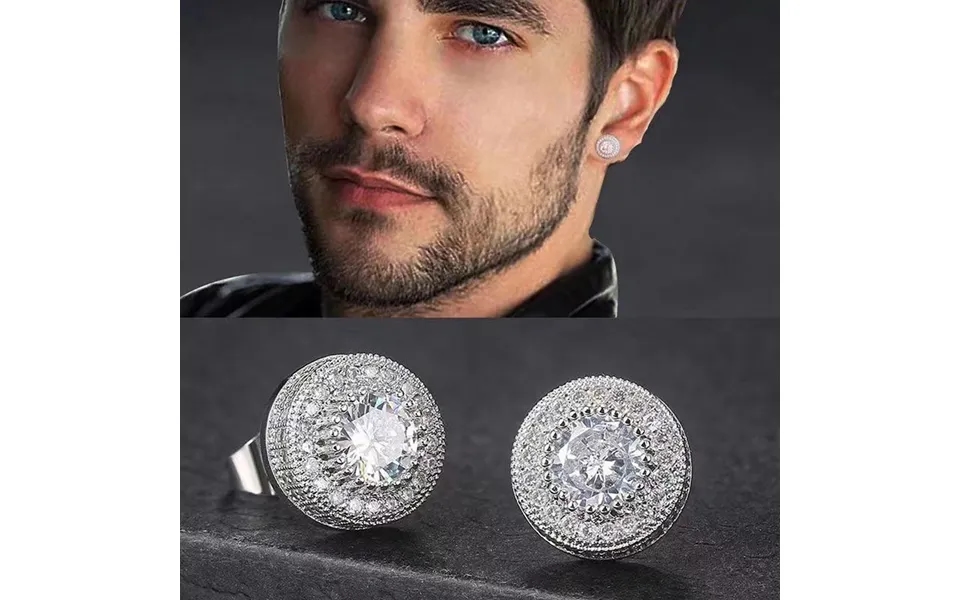 Earrings For Men's Hip-hop - Round