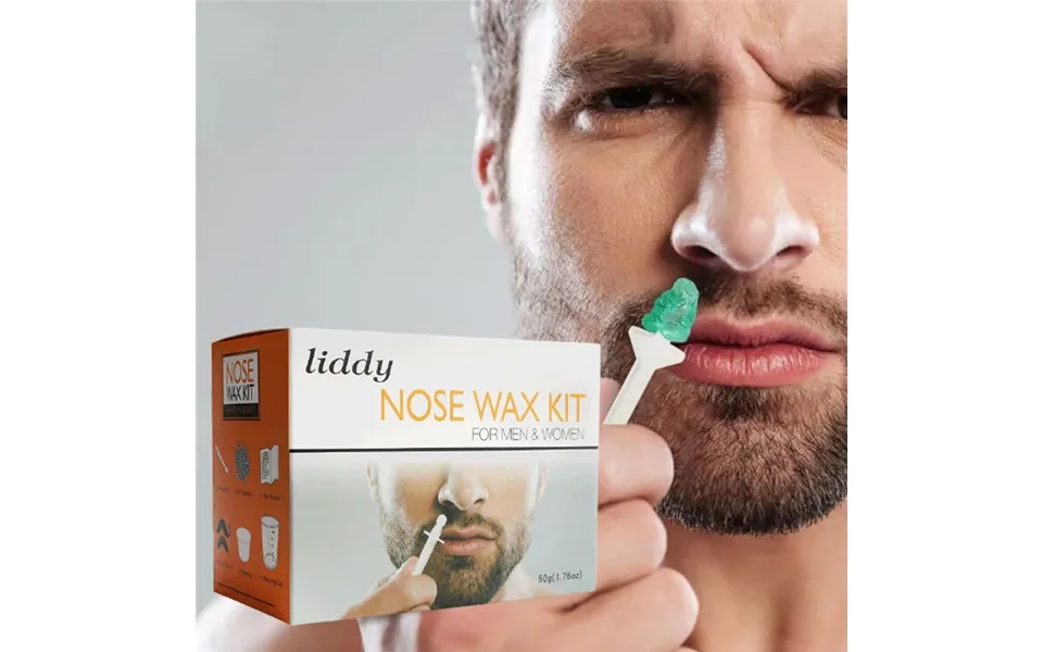 Easy-use Nose Wax Kit Gentle & Long-lasting Hair Removal Complete Set For Men & Women Perfect For At-home Grooming