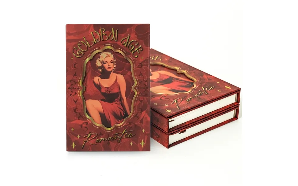 Education & Office Supplies Retro Red Romantic Rose Series Creative Magnetic Three-fold Portable Notepad Children's Jour