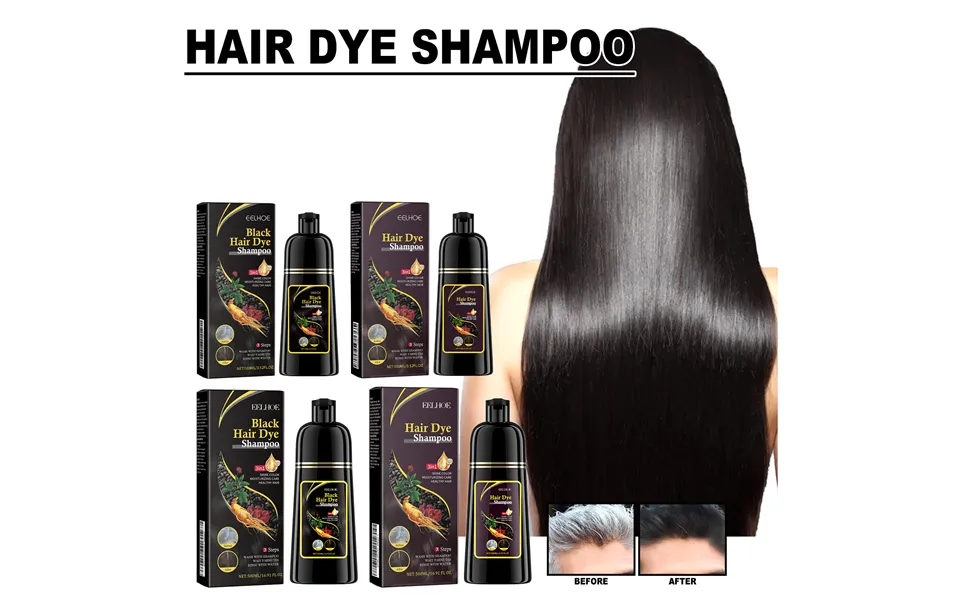 Eelhoe Polygonum Multiflorum Essence Black Moisturizing Hair Cleaning Repair Softening Shampoo