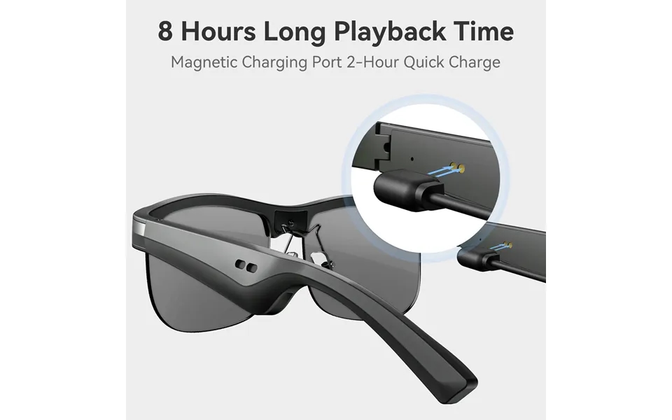 Elecfusion Smart Glasses Uv400 Polarized - Anti-blue Light