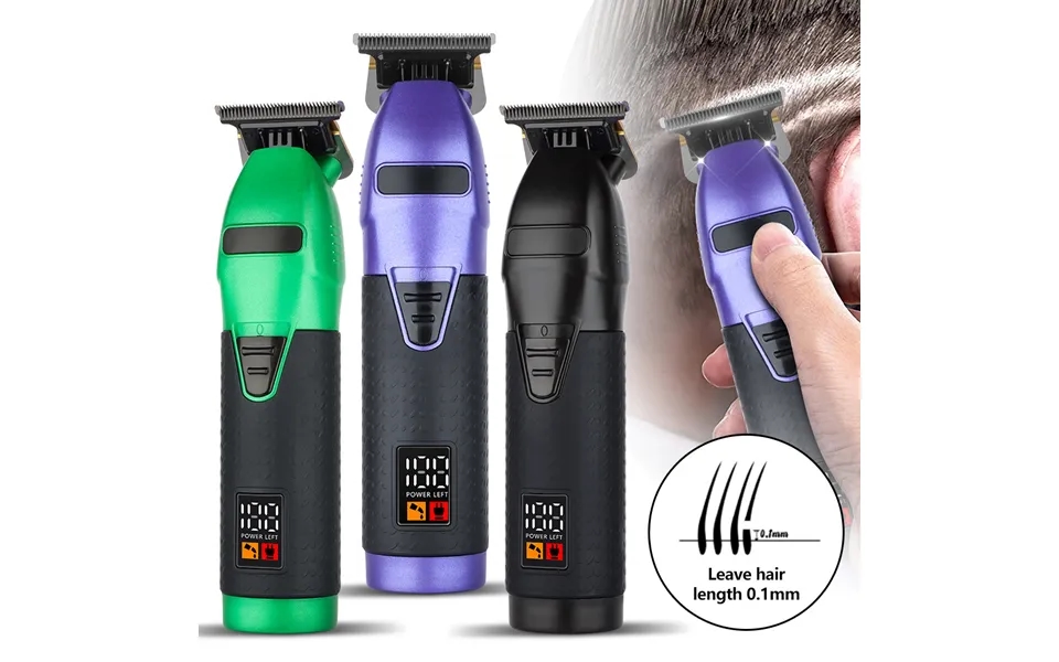 Electric Hair Clipper Digital Display High-power Hair Clipper Shaver Oil Head Carving Electric Hair Clipper