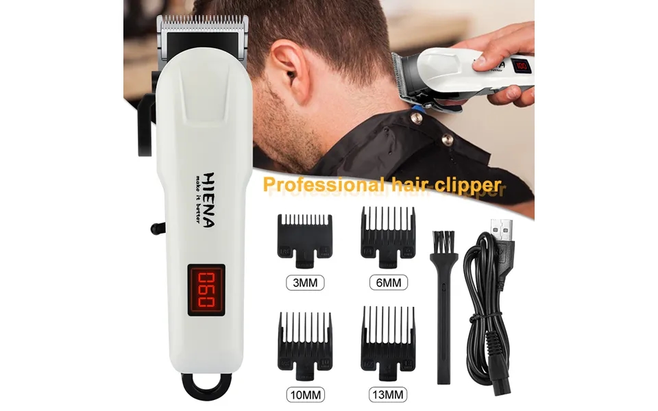 Electric Hair Clipper Rechargeable Pet Electric Hair Clipper Key Artifact Lcd Display Hairdresser Dedicated