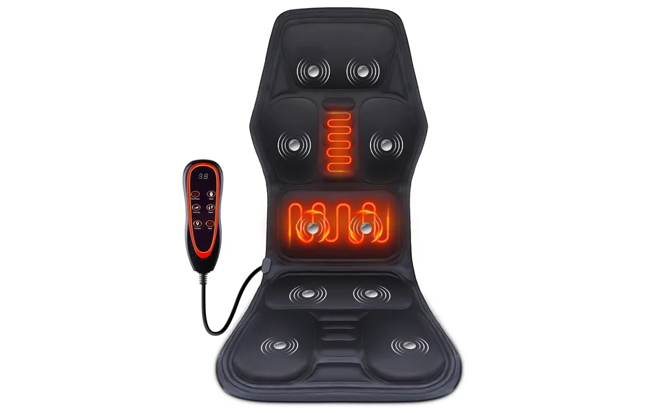 Electric Heating Waist Massager Shoulder Vibration Cushion Mat For Chair Sofa Car Office Home Back Massage Pad