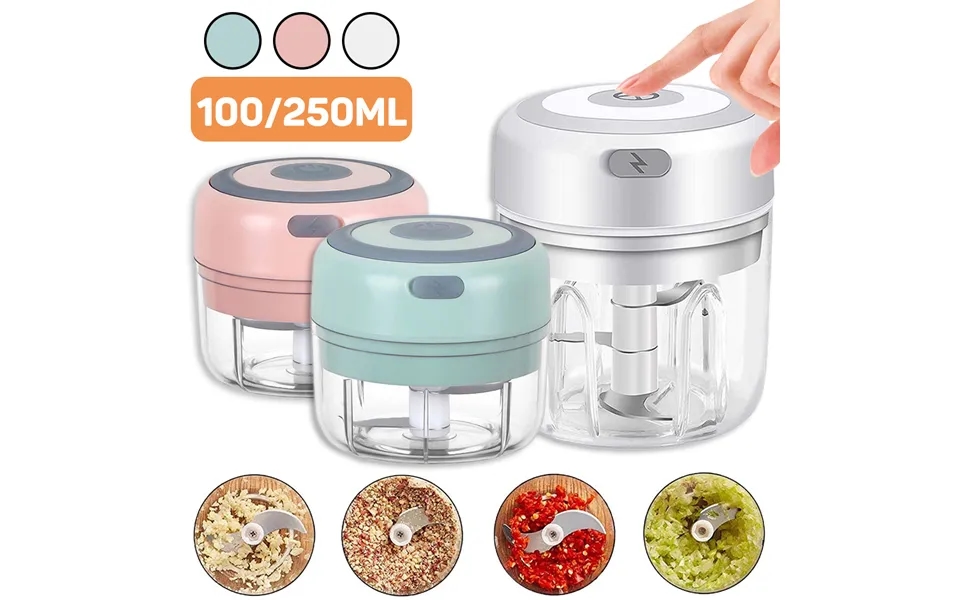 Electric Kitchen Food Chopper Mini Garlic Masher Crusher Usb Portable Meat Grinder Vegetable Chopper For Kitchen Gadgets