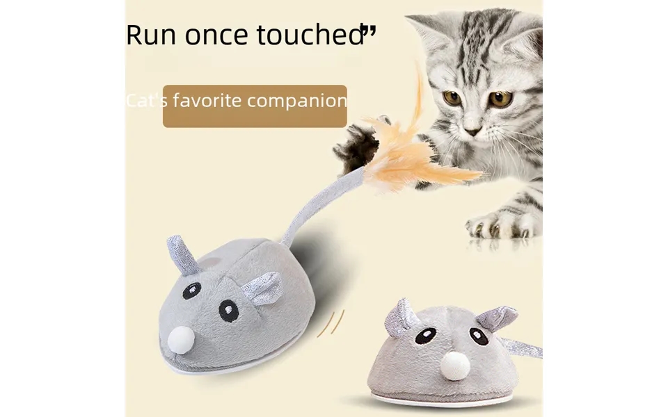 Electric Mouse Pet Toy Cat Toy Electric Interactive Self-hi Cat Toy Smart Walking Cat Toy
