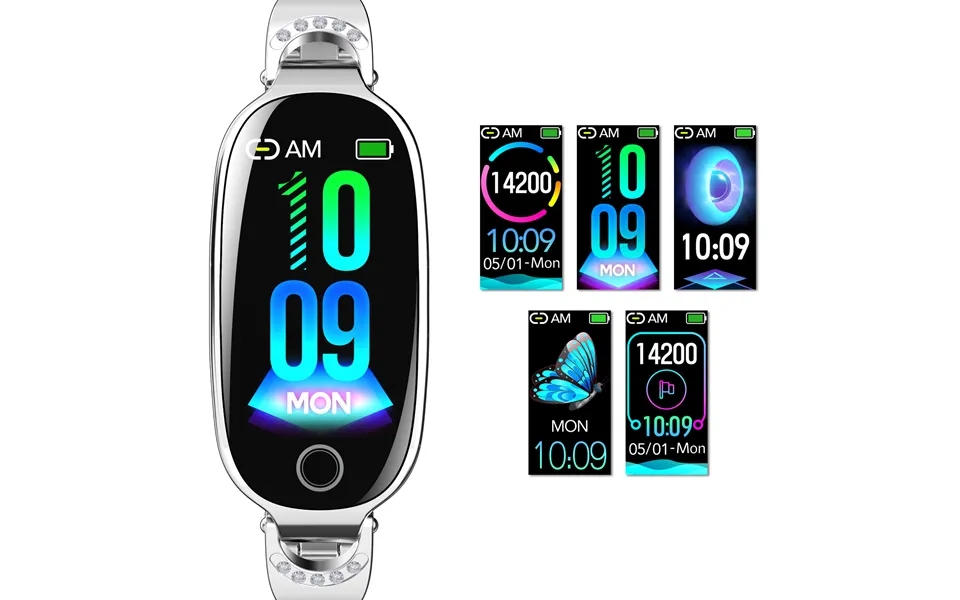 F81 Fashion Women's Smart Watch Non Invasive Blood Sugar Menstrual Period Reminder Heart Rate Blood Pressure Monitoring