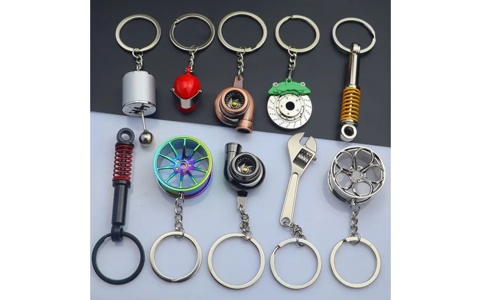 Factory Traffic Signal Traffic Light Bus Car Turbocharger Motorcycle Helmet Keychain Metal Gift