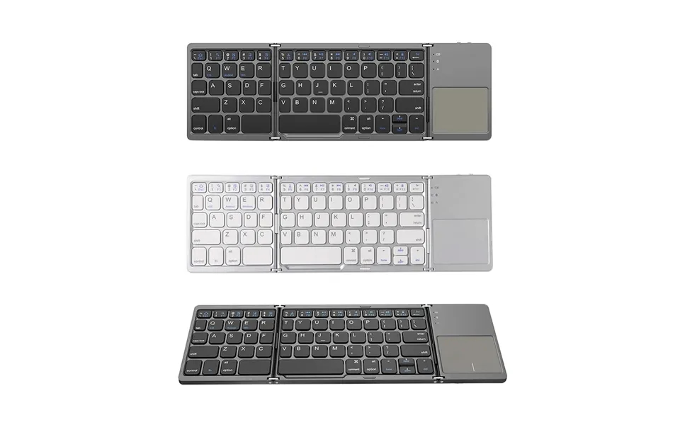 Faltbare Tragbare Tastatur Mit Drahtloser Touchpad-tastatur Leichte Bluetooth-kompatible Für Universelle Tablet-telefone