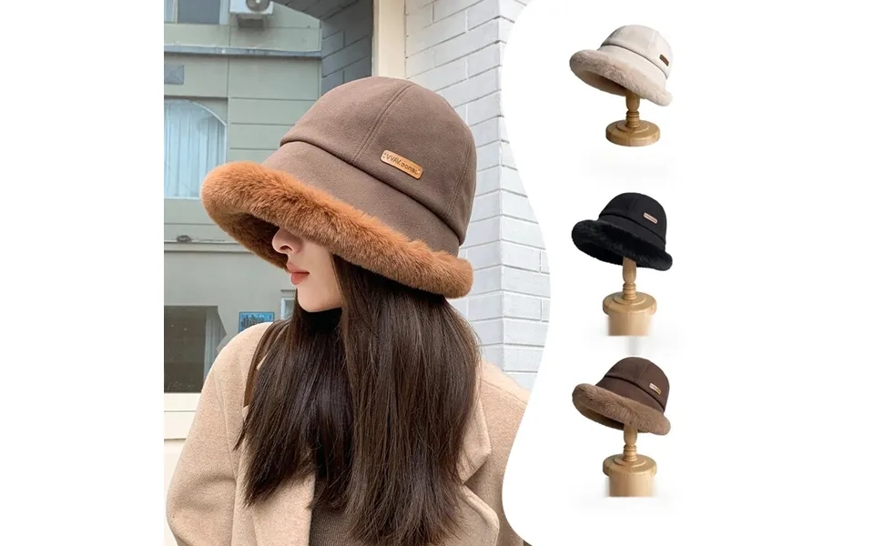 Fisherman Children's Winter Outdoor Northeast Plush Thickened And Versatile Warm Ear Protection With Label Bowl Hat