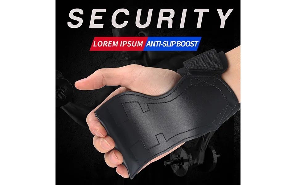 Fitness Palm Gloves Men's Pull-up Bench Press Dumbbell Pvc Wrist Brace Hard Pull Power Strap Hard Pull Strap