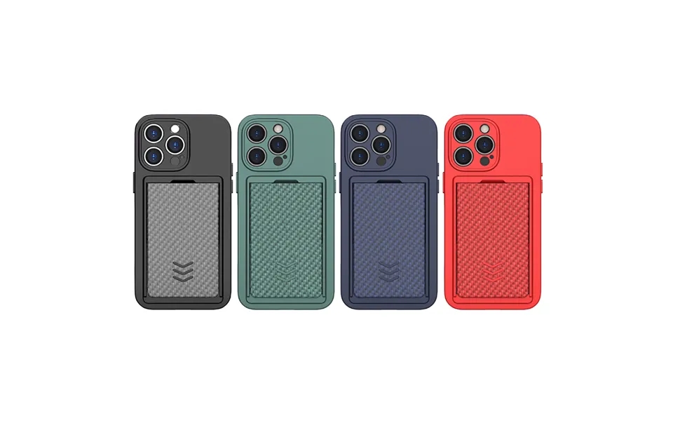 For Iphone 13 14 Pro Max Plus Business Man Sliding Card Key Holder Phone Case Cover